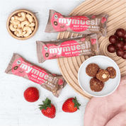 7x3 Nut Butter Balls Cajou Fraise