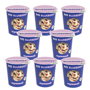 mymuesli Pots individuels Blueberry, lot de 8