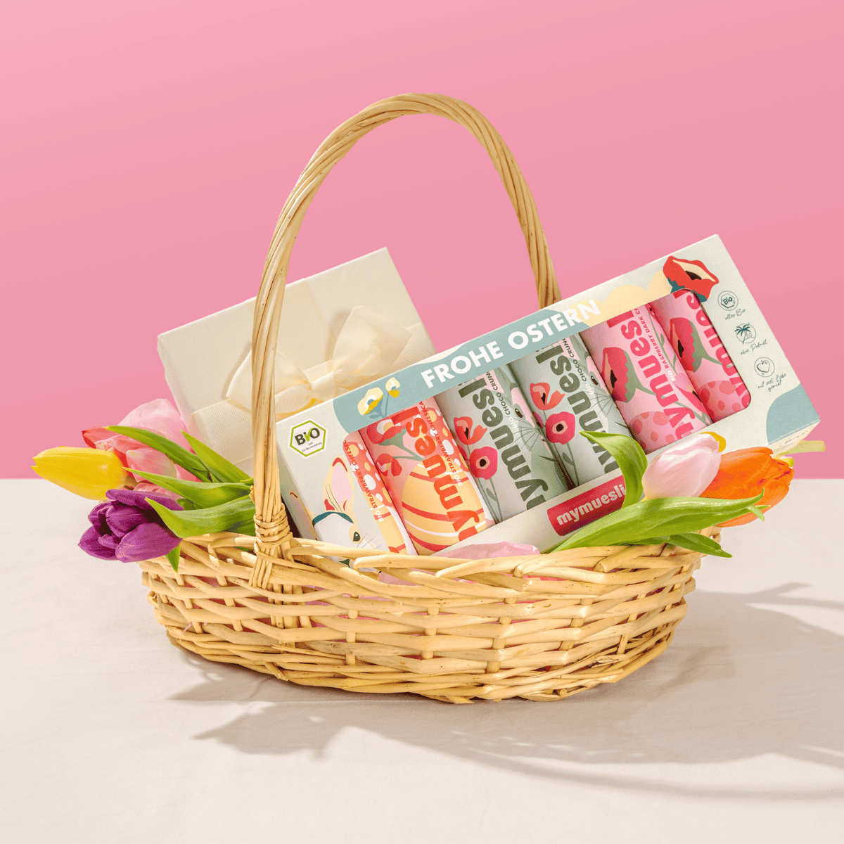 Coffret cadeau de 6 mini-mueslis de Pâques