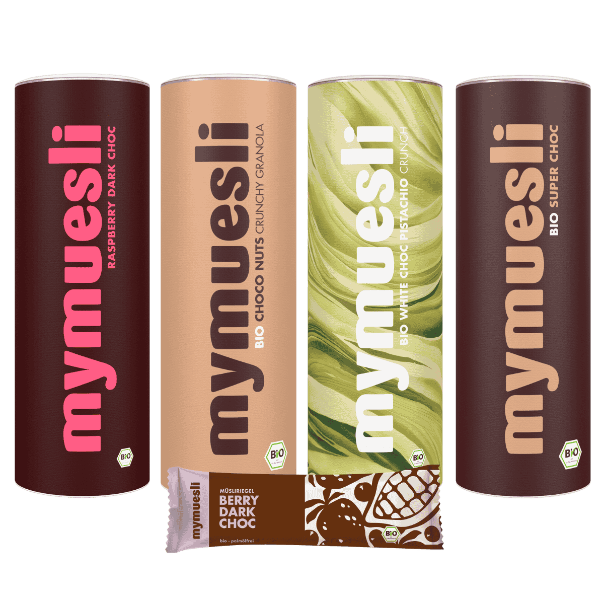 Darstellung aller Produkte im Chocoholic Paket