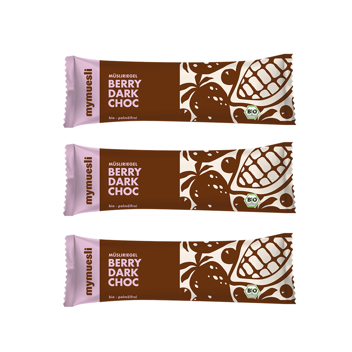 mymuesli Bio Berry Dark Choc Müsliriegel