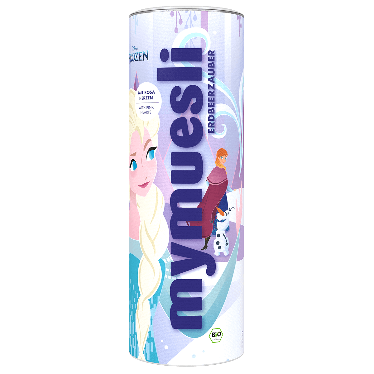 Disney Erdbeerzauber Müsli Dose mit Elsa, Olaf und Anna im Design