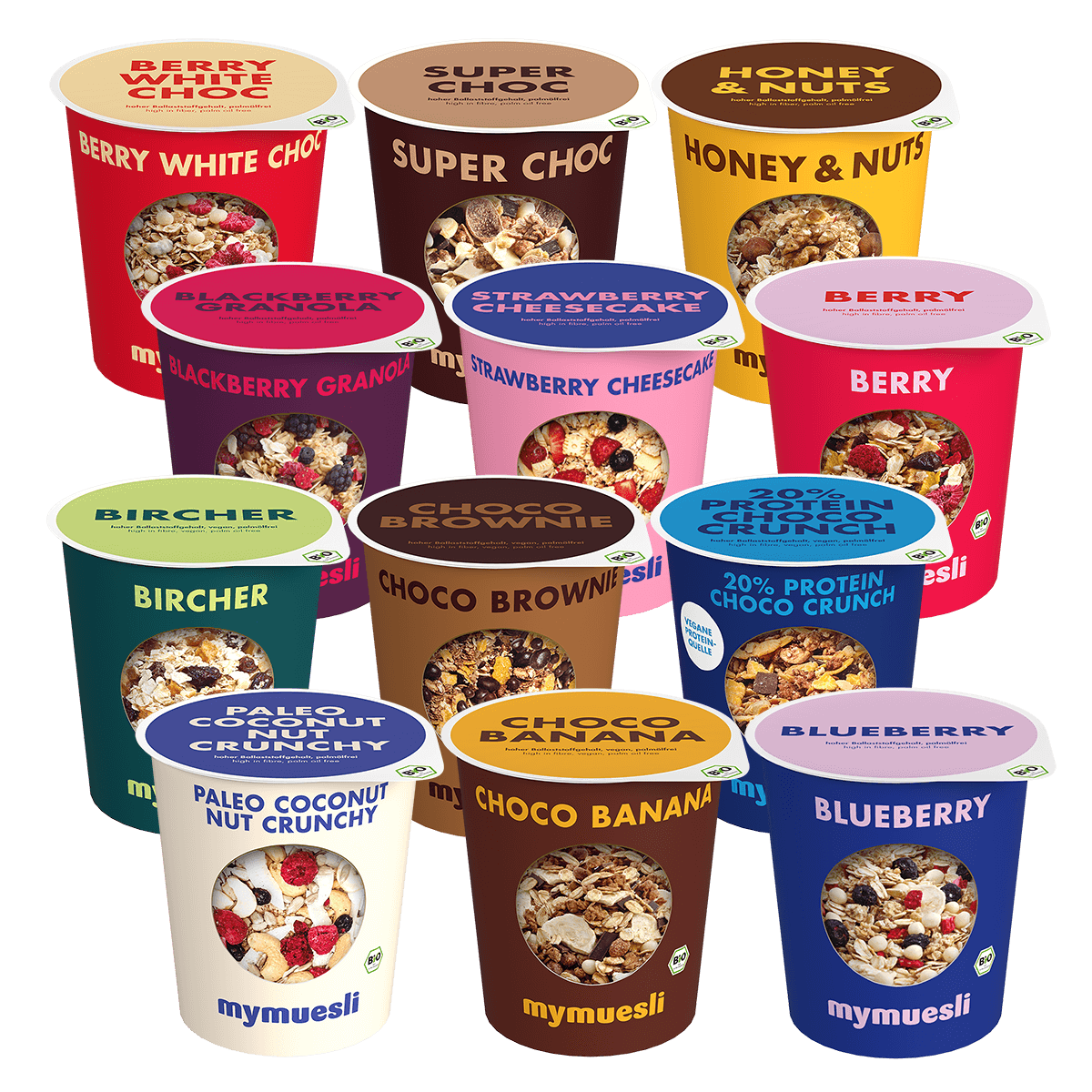 mymuesli2go 12er Probierpaket Deluxe