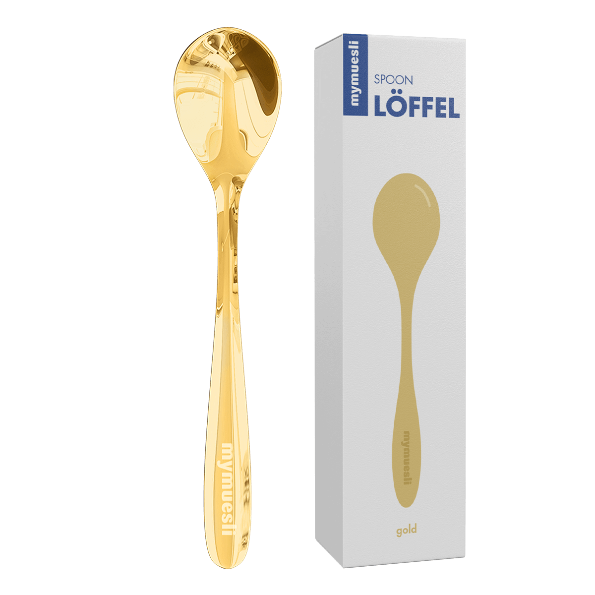 mymuesli Löffel in Gold