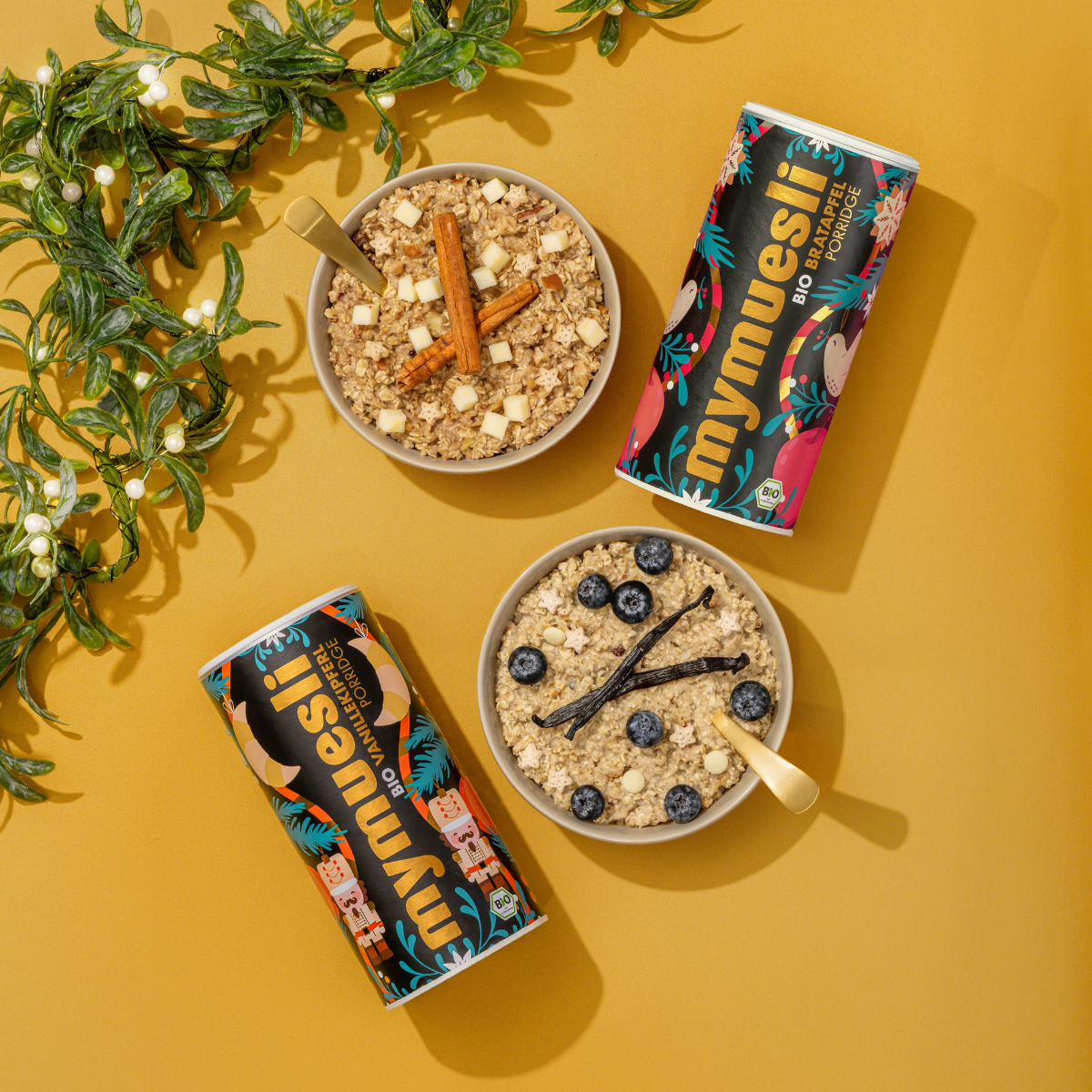 Lot de porridge de Noël