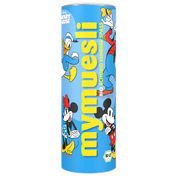 mymuesli Disney Edition "Schoko-Himbeer-Spaß" Dose mit Mickey Mouse Motiv.