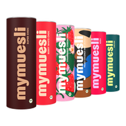 mymuesli Bio Topseller Paket mit Super Choc Müsli, Berry White Choc Müsli, Strawberry Cheesecake Müsli, Paleo Coconut Nut Crunchy Müsli, Berry Müsli und Bircher Müsli