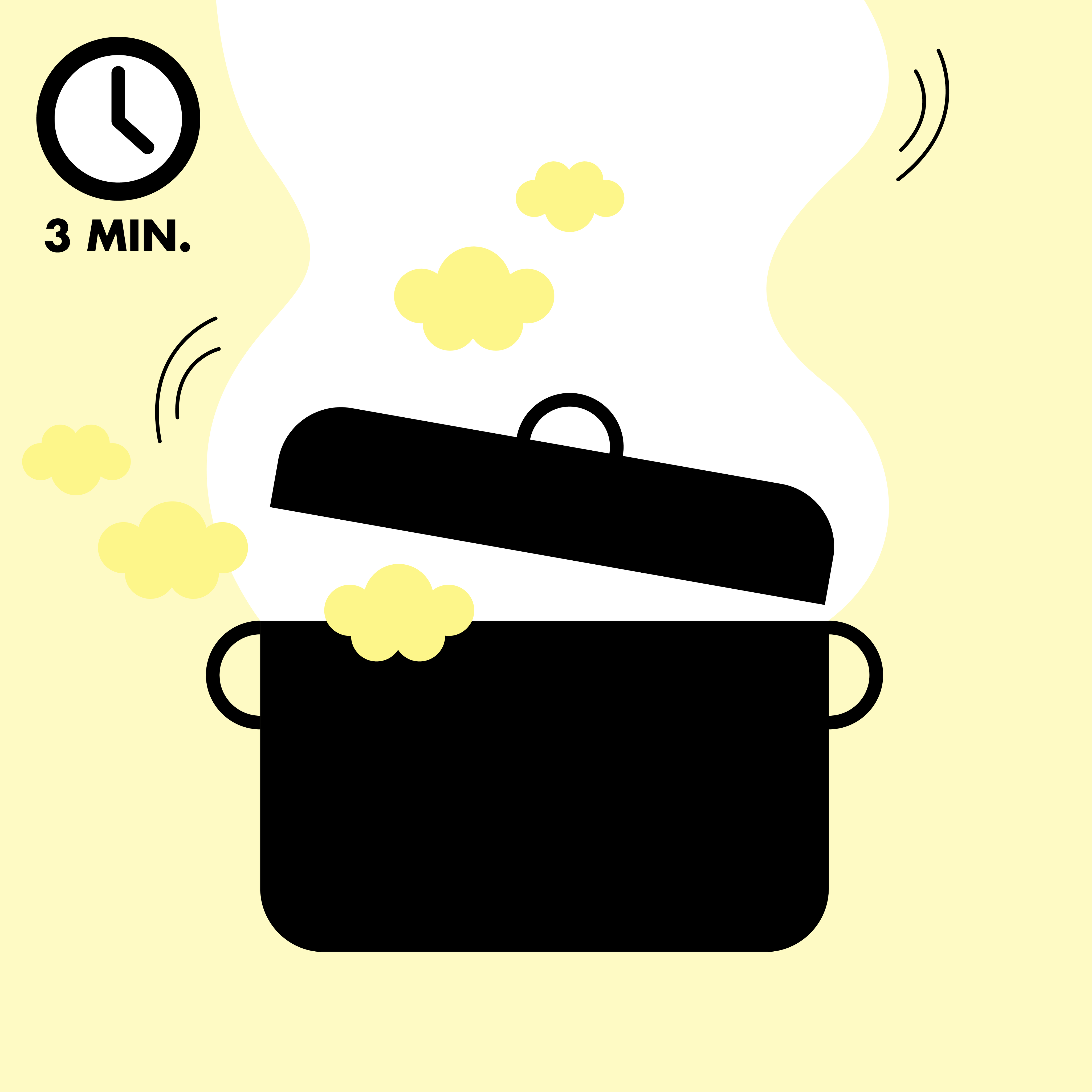 Topf kurz aufkochen und für 3 Minuten köcheln lassen.