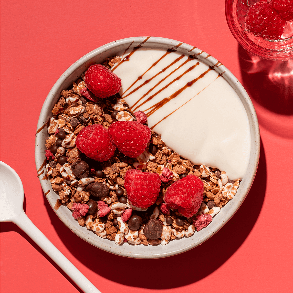 Myseli Raspberry Muesli Bio Dark Choco Framboise | mymuesli®