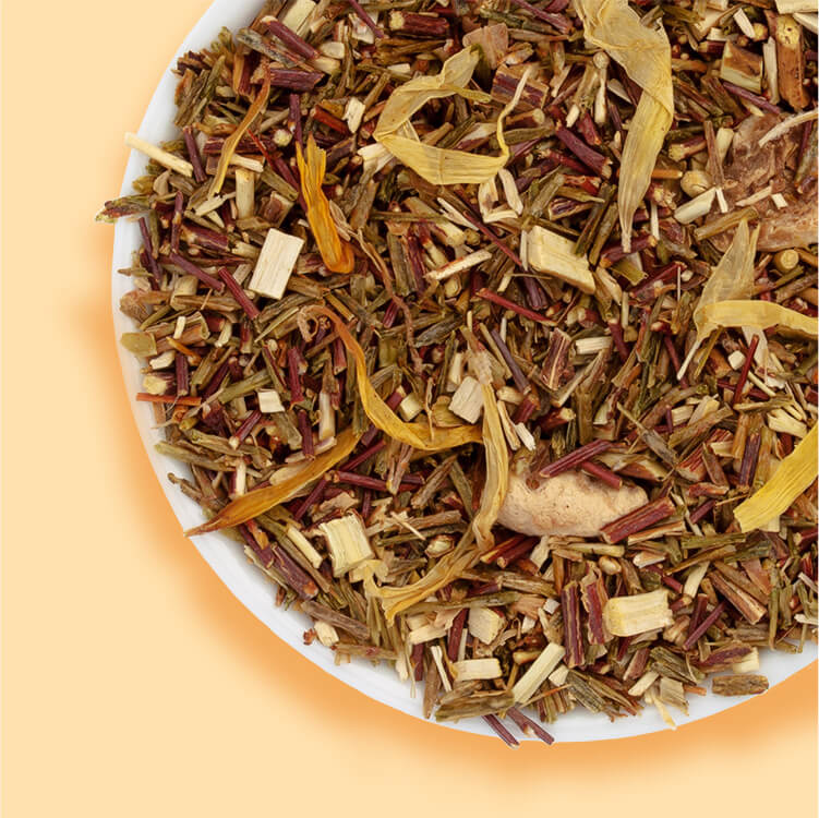 Roi Lemon Tee in einer Schale