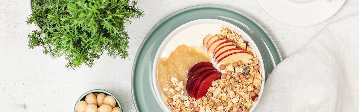 Granola Pomme Macadamia Cannelle
