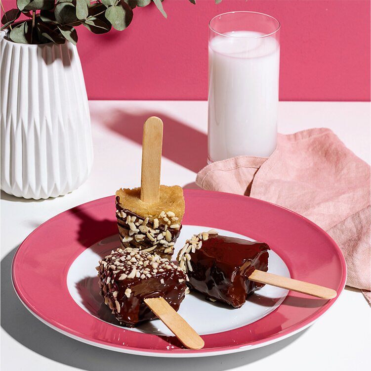 Vegane Cake Pops mit Banane