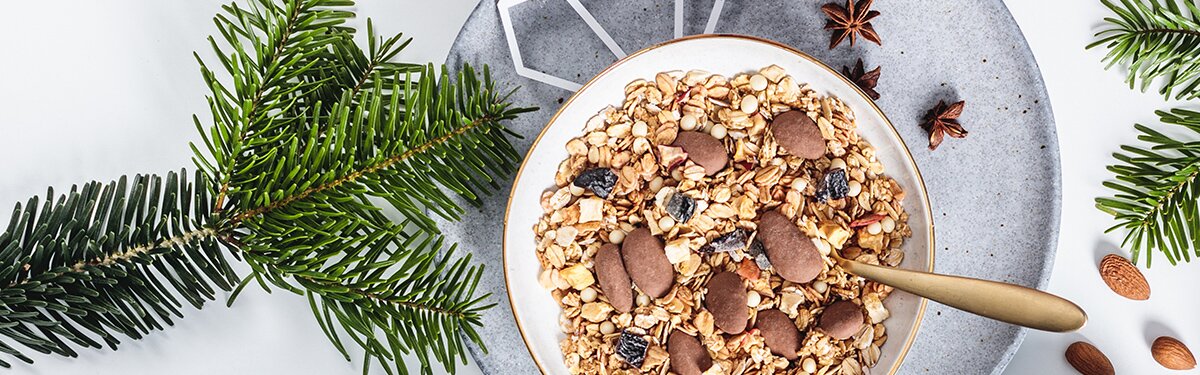 Bio-Müsli als Weihnachtsgeschenk für deine Liebsten.